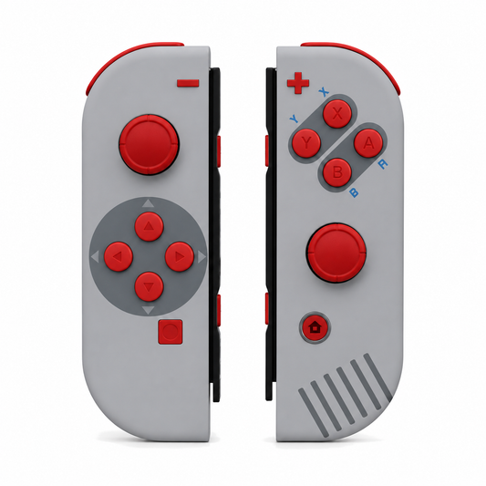 Classic 1989 GB DMG-01 Style, standard front: Scarlet Red buttons / Red caps