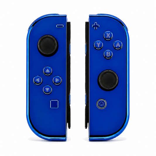 Chrome Blue, standard front: Original controls / Original caps