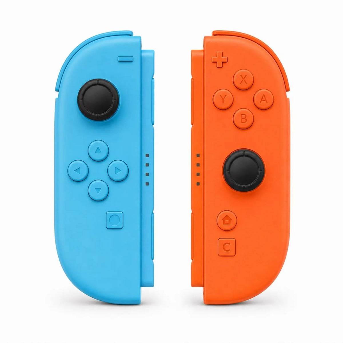 Blue & Orange Custom Nintendo Switch 2 Joy-Cons with TMR Drift-Resistant Joysticks
