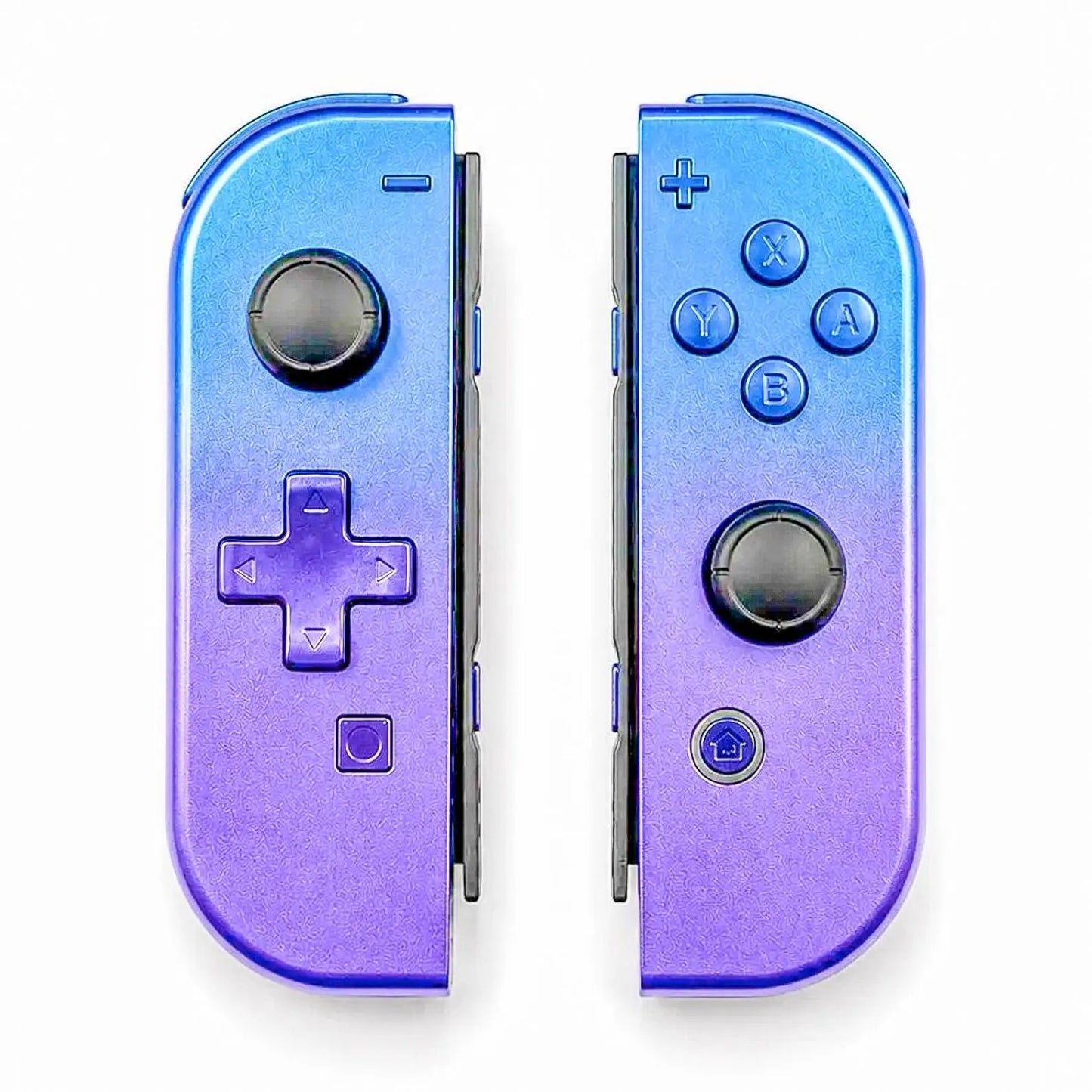 Chameleon Blue & Purple Custom Nintendo Switch 1 Joy-Cons with TMR Hall Effect Joysticks