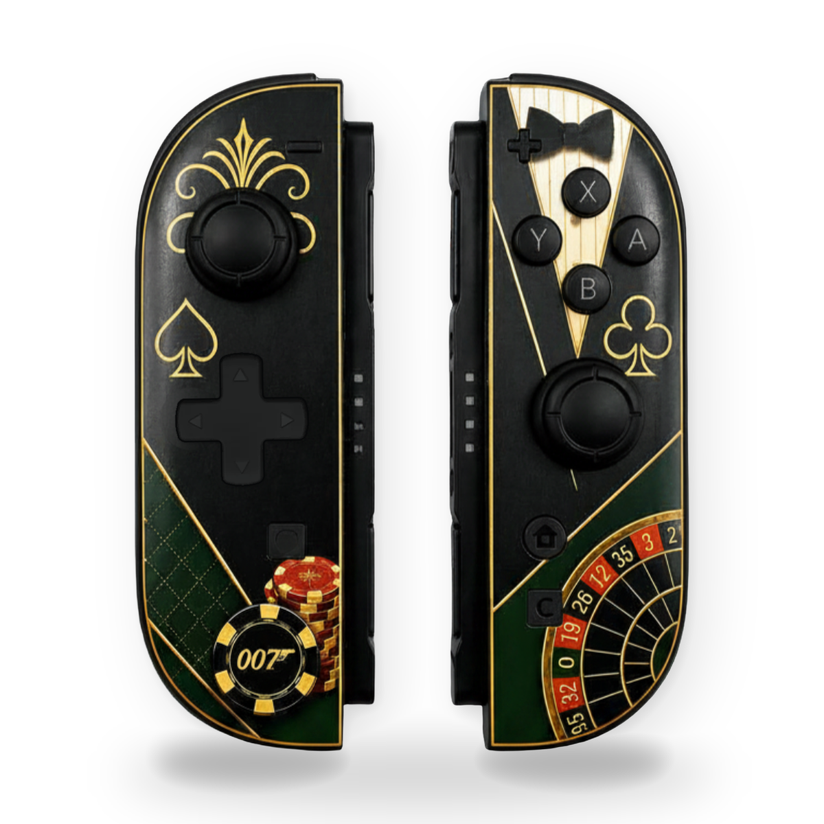 007 Custom Nintendo Switch 2 Joy-Cons with TMR Drift-Resistant Joysticks