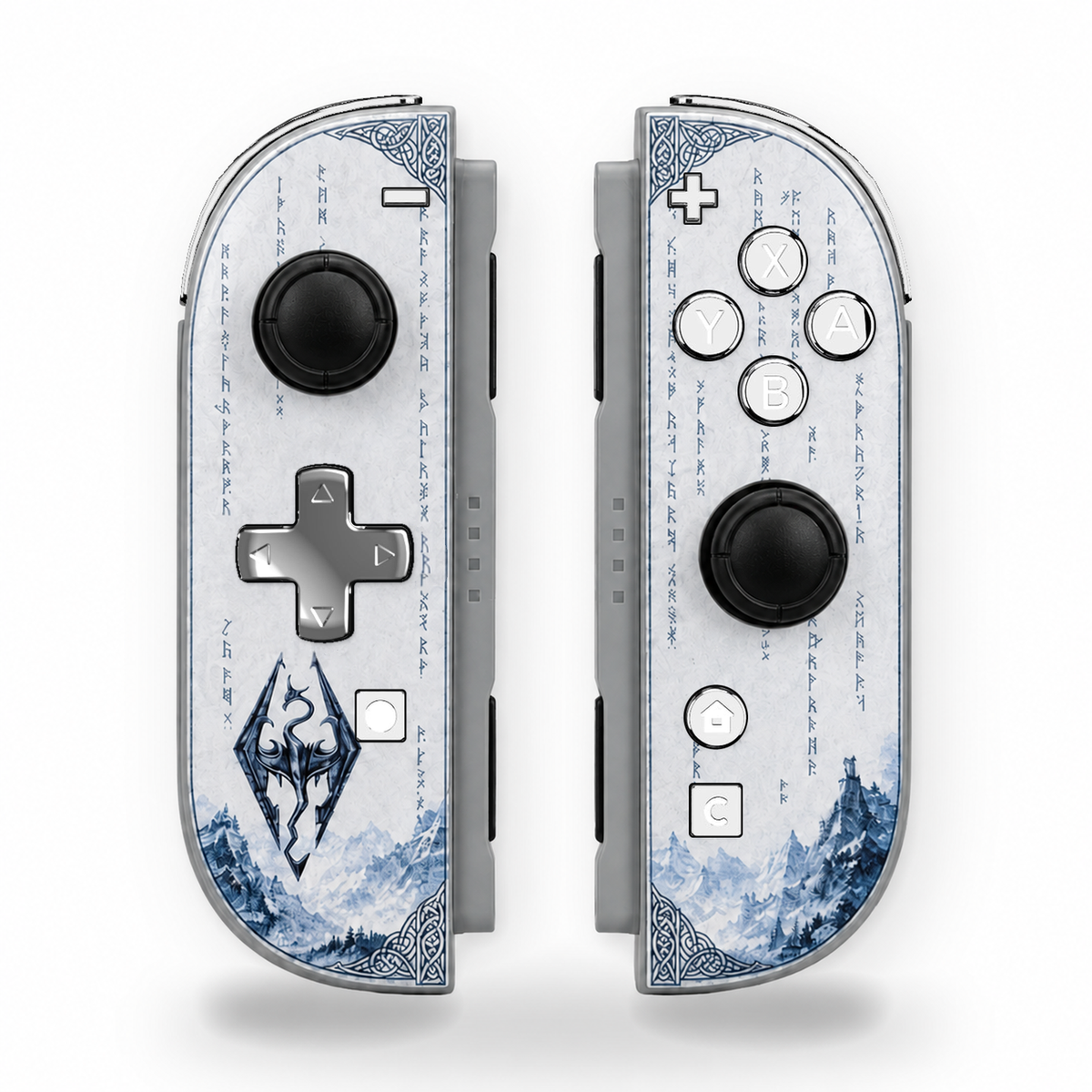Skyrim Custom Nintendo Switch 2 Joy-Cons with TMR Drift-Resistant Joysticks