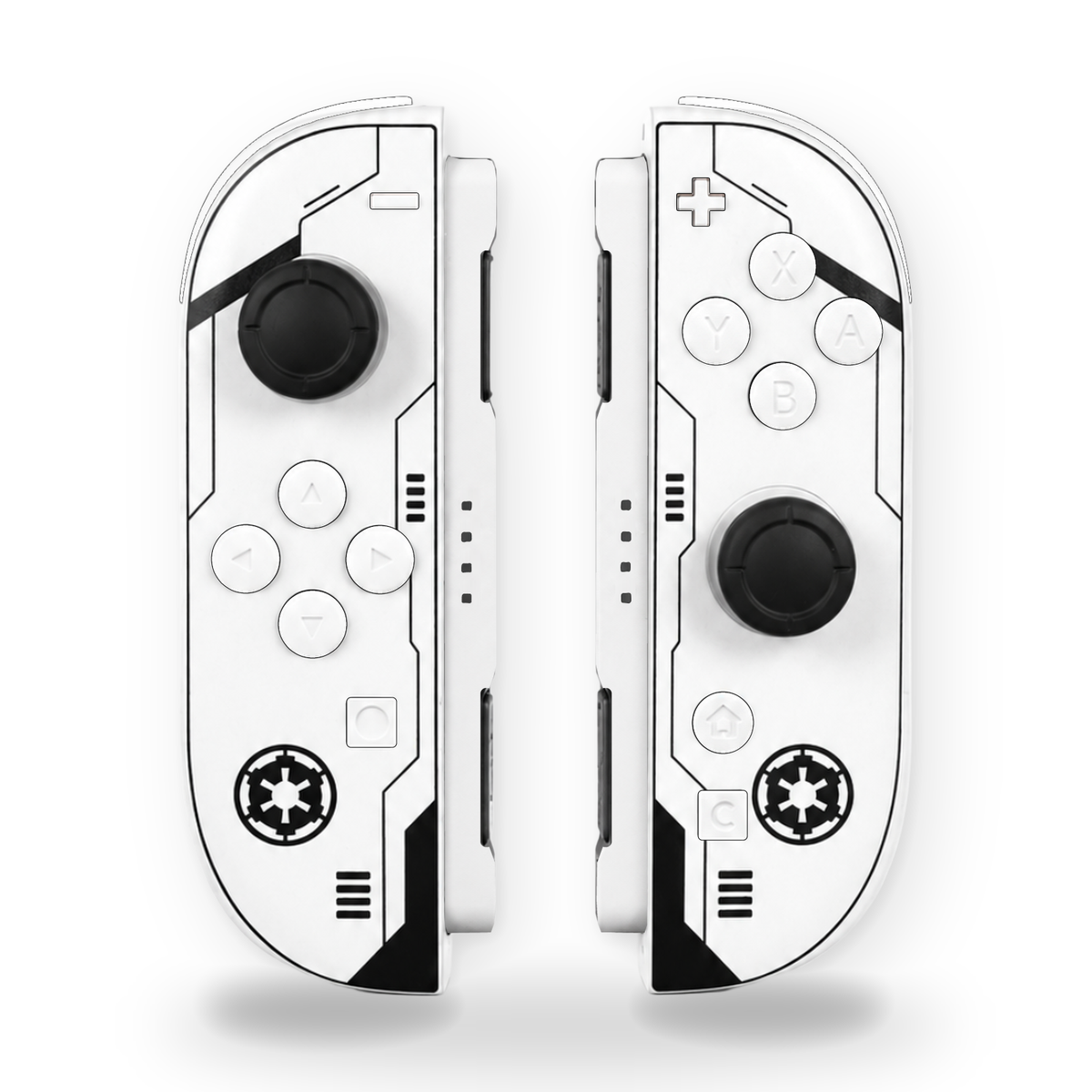 Storm Trooper Custom Nintendo Switch 2 Joy-Cons with TMR Drift-Resistant Joysticks