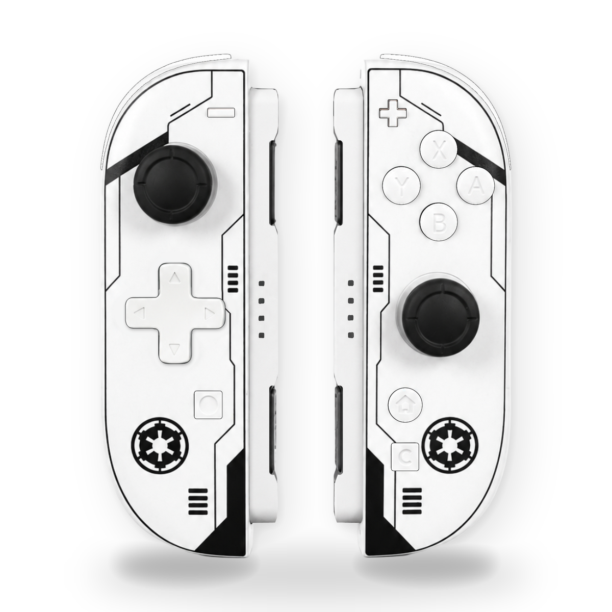 Storm Trooper Custom Nintendo Switch 2 Joy-Cons with TMR Drift-Resistant Joysticks