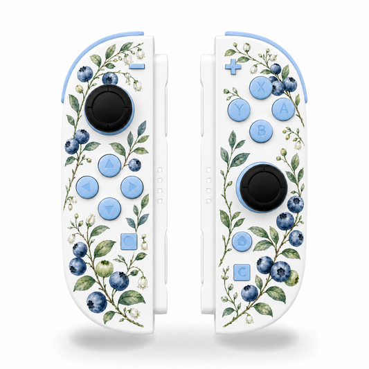 Blueberries Custom Nintendo Switch 2 Joy-Cons with TMR Drift-Resistant Joysticks
