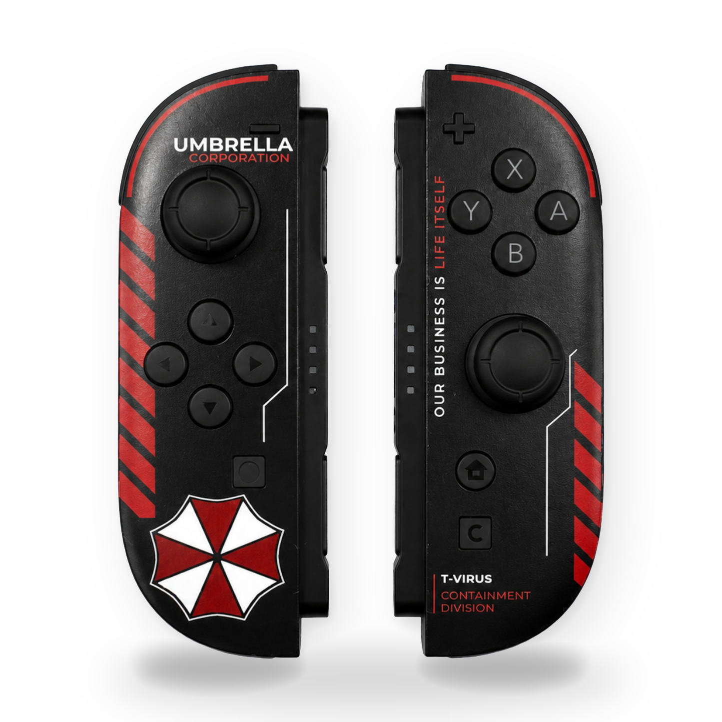 Umbrella Corp Custom Nintendo Switch 2 Joy-Cons with TMR Drift-Resistant Joysticks
