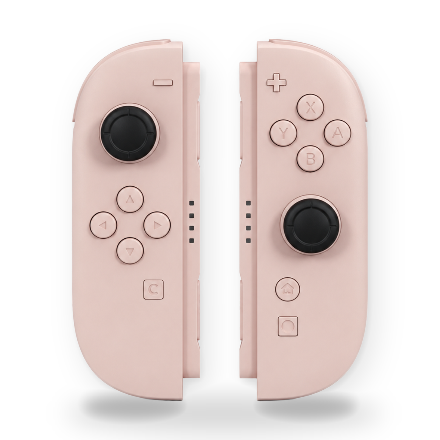 Solid Pink Custom Nintendo Switch 2 Joy-Cons with TMR Drift-Resistant Joysticks