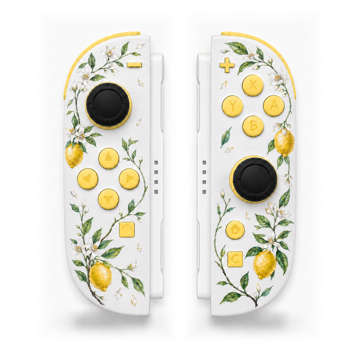 White Lemon Grove Nintendo Switch 2 Joy-Cons with TMR Drift-Resistant Joysticks