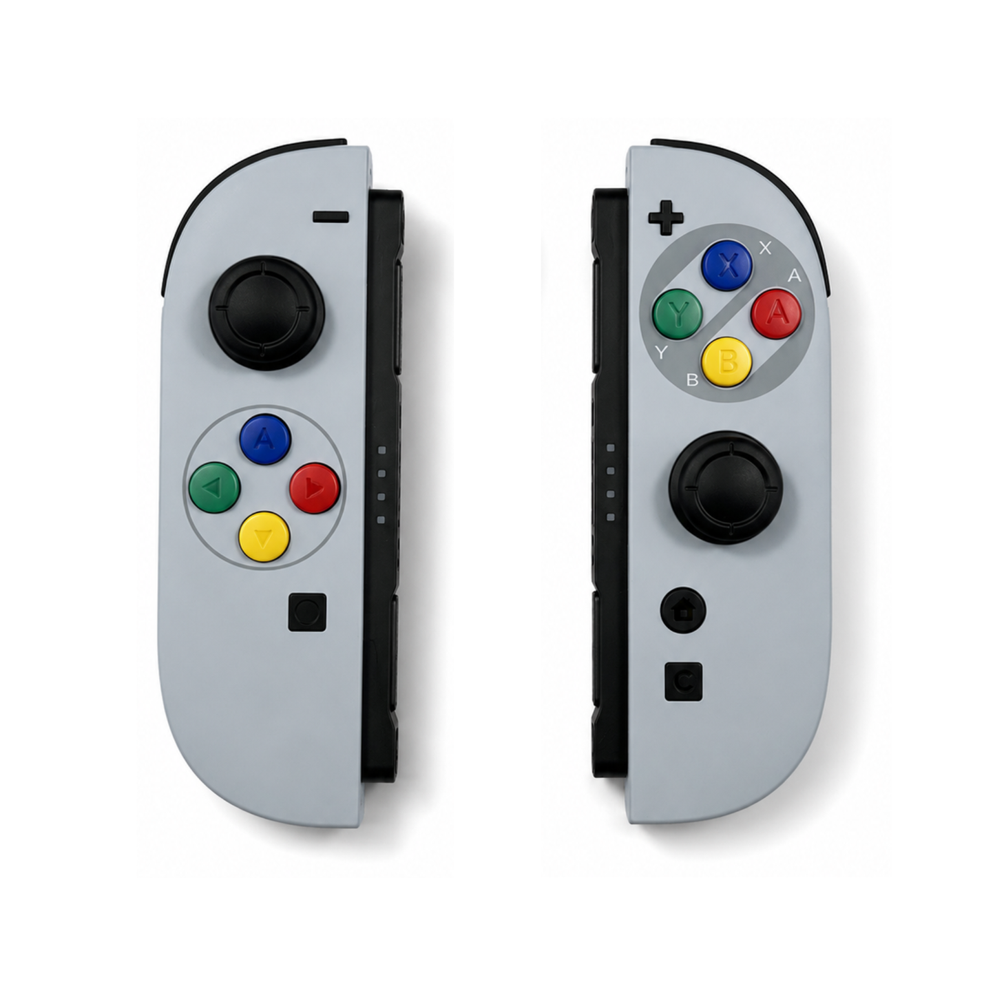 SNES Custom Nintendo Switch 2 Joy-Cons with TMR Drift-Resistant Joysticks