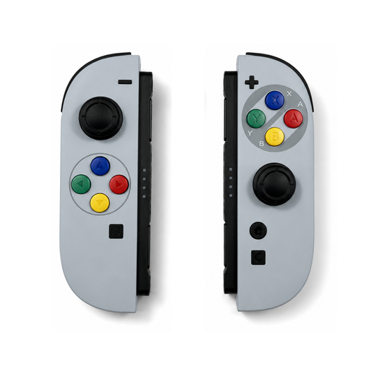 SNES Custom Nintendo Switch 2 Joy-Cons with TMR Drift-Resistant Joysticks