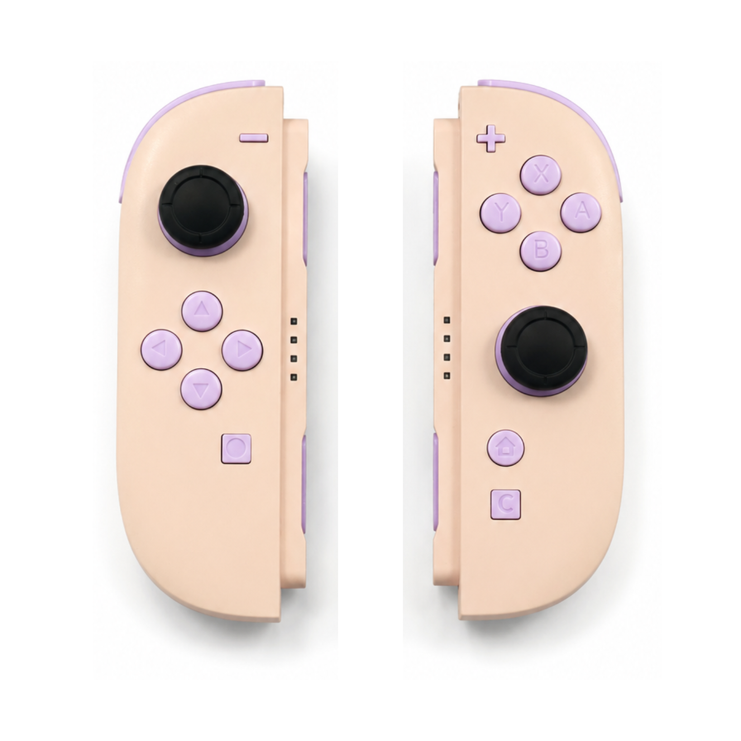 Pink & Purple Custom Nintendo Switch 2 Joy-Cons with TMR Drift-Resistant Joysticks
