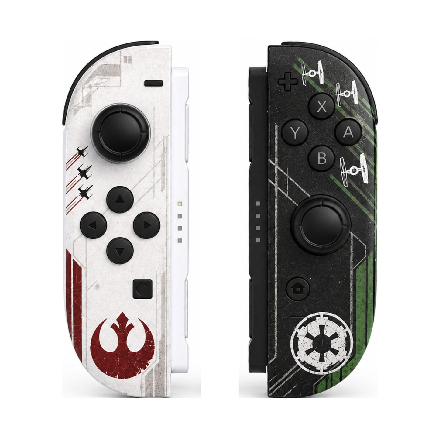 Rebel vs Empire Custom Nintendo Switch 2 Joy-Cons with TMR Drift-Resistant Joysticks