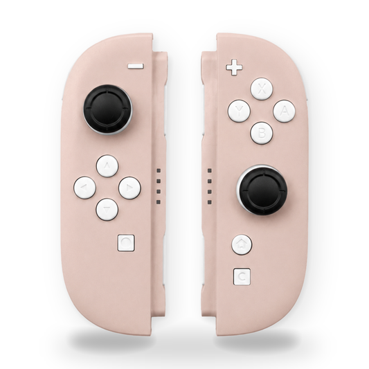 Pink & White Custom Nintendo Switch 2 Joy-Cons with TMR Drift-Resistant Joysticks