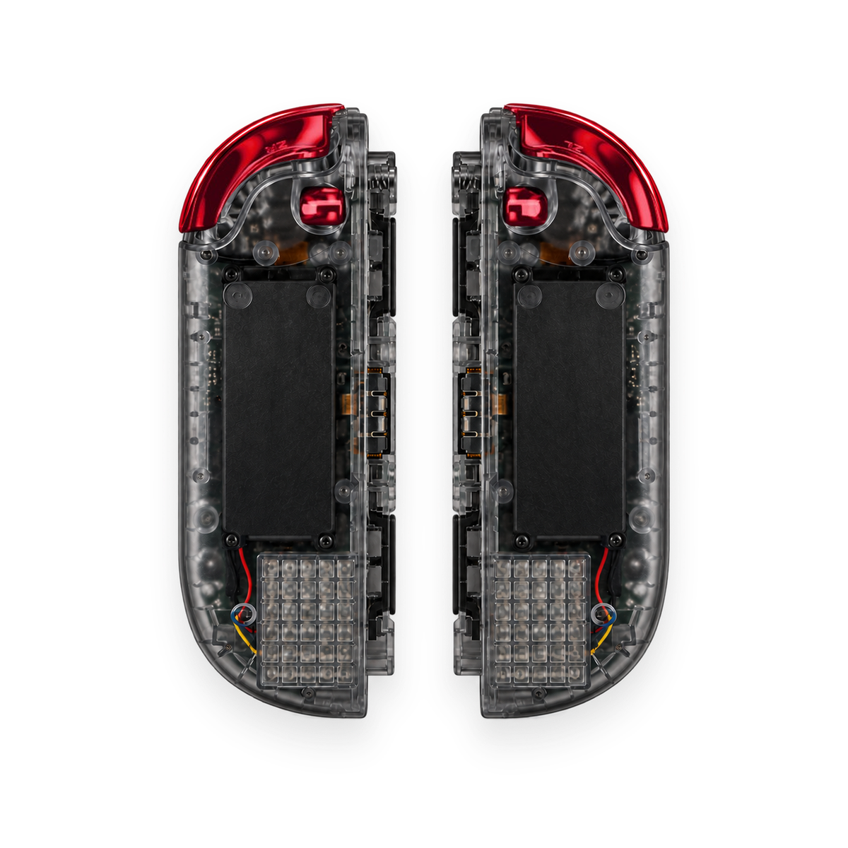 Shadow Red Lightning Custom Nintendo Switch 2 Joy-Cons with TMR Joysticks
