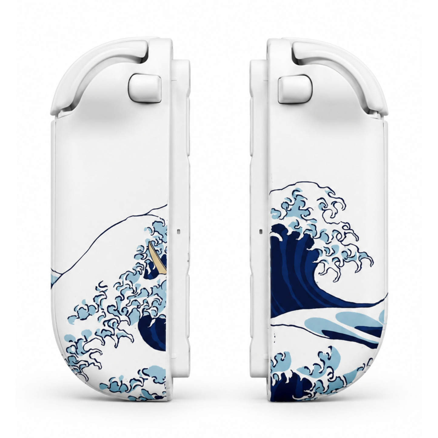 The Great Wave Custom Nintendo Switch 2 Joy-Cons with TMR Drift-Resistant Joysticks