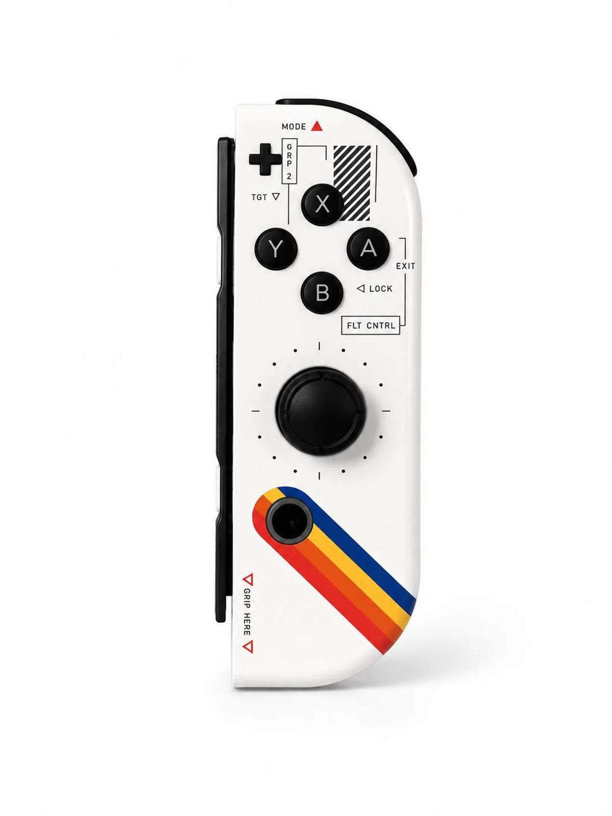 White D-Pad Space Field Custom Nintendo Switch 1 Joy-Cons with TMR Hall Effect Joysticks