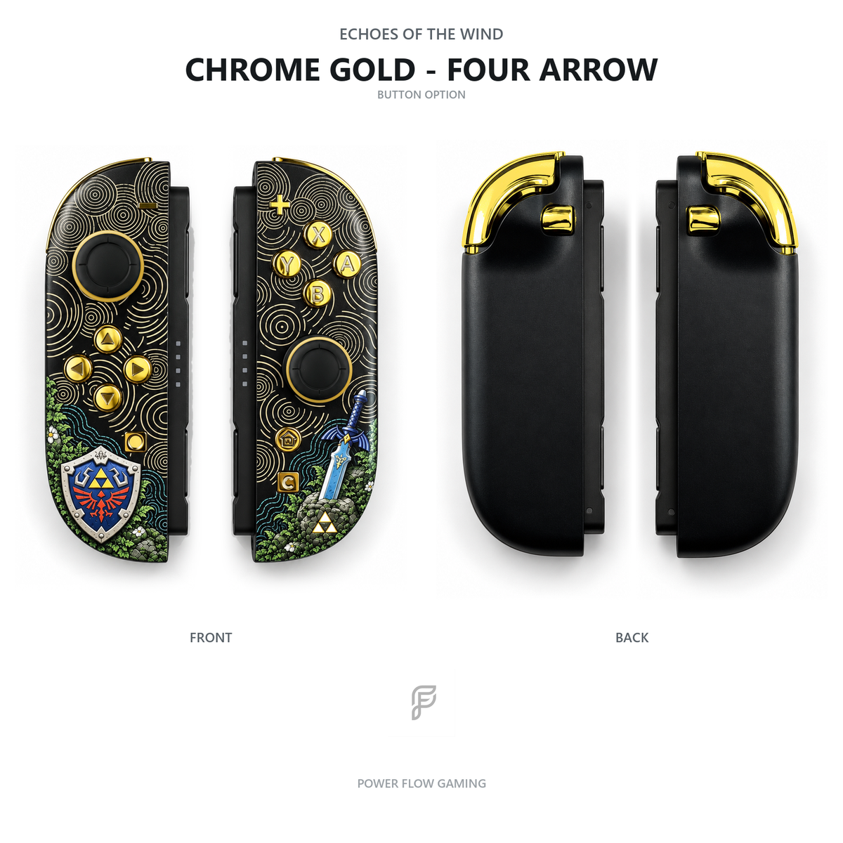 Emerald Guardian Relic Custom Nintendo Switch 2 Joy-Cons with TMR Drift-Resistant Joysticks