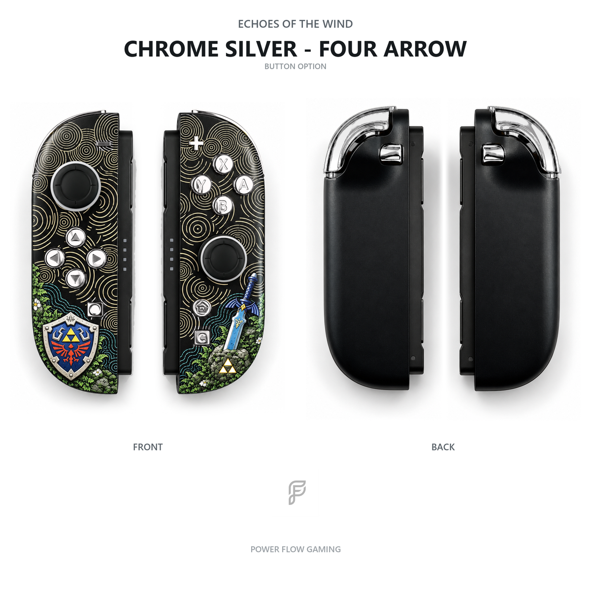 Emerald Guardian Relic Custom Nintendo Switch 2 Joy-Cons with TMR Drift-Resistant Joysticks