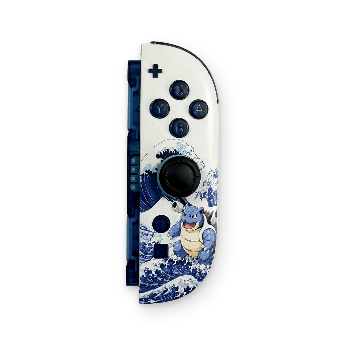 Water Monster Great Wave Custom Nintendo Switch 2 Joy-Cons with TMR Drift-Resistant Joysticks