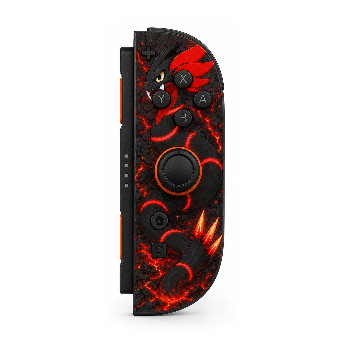 Charcoil Molten Strata Custom Nintendo Switch 2 Joy-Cons with TMR Drift-Resistant Joysticks