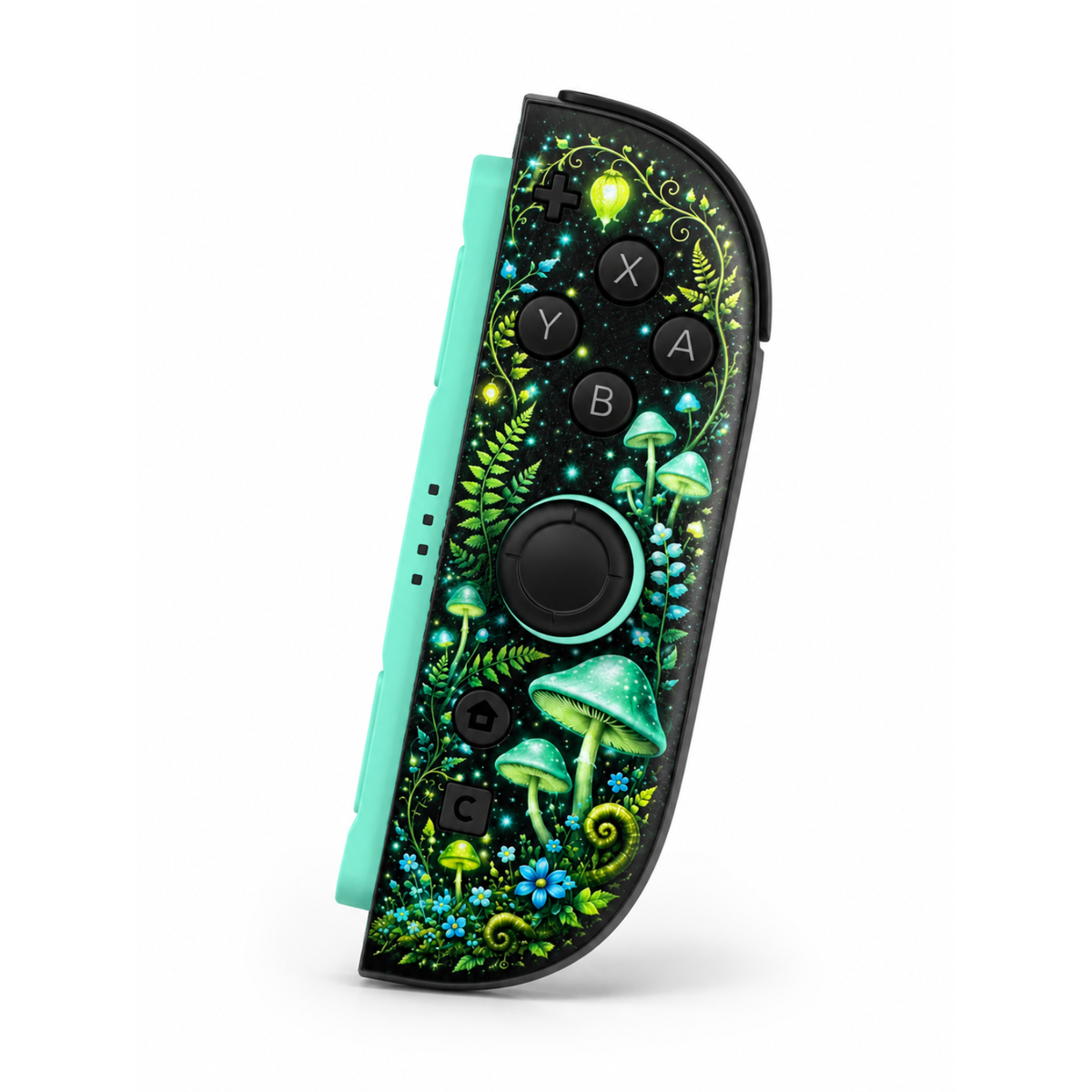 Mushrooms Purple & Green Nintendo Switch 2 Joy-Cons with TMR Drift-Resistant Joysticks