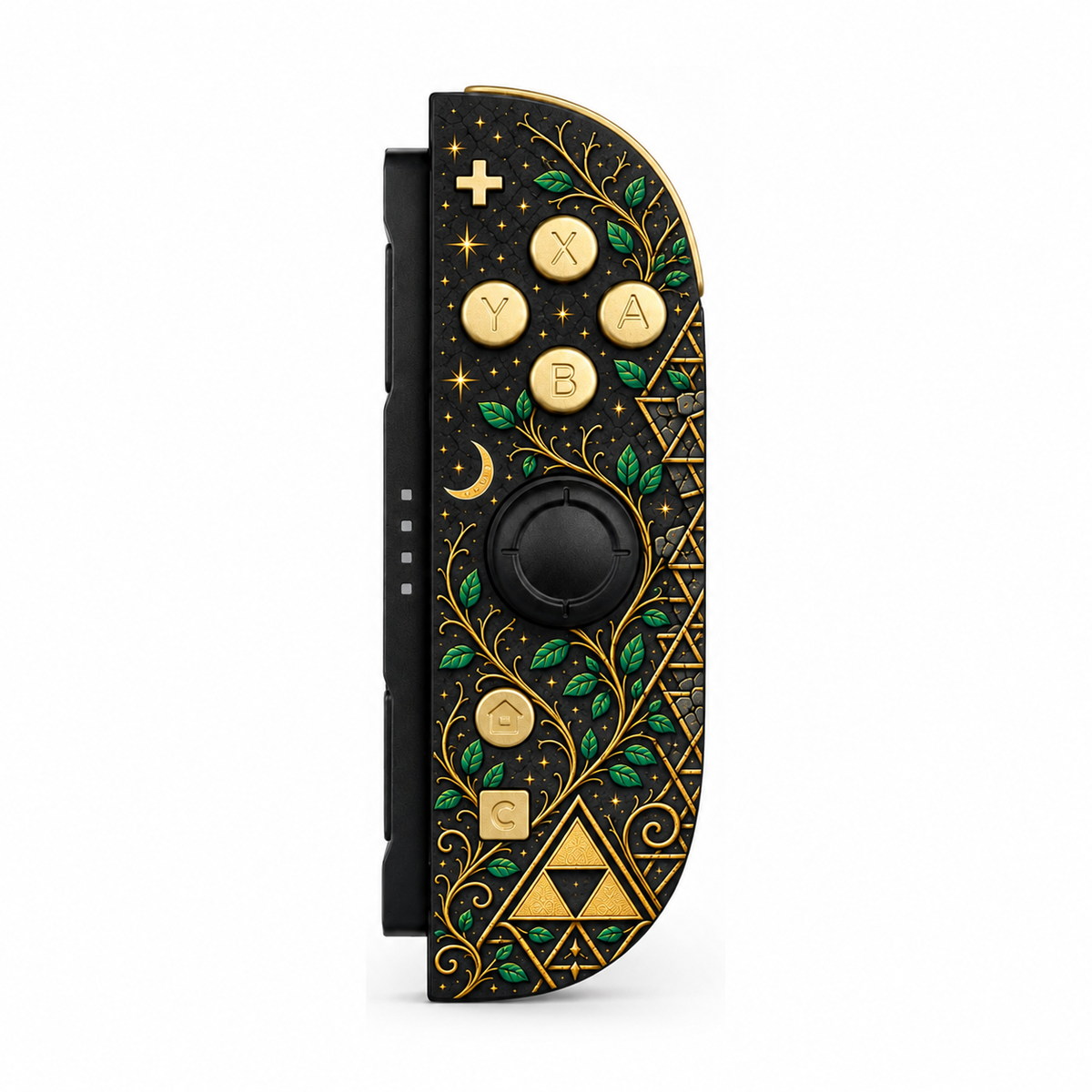 Moonlit Ruin Filigree Custom Nintendo Switch 2 Joy-Cons with TMR Drift-Resistant Joysticks