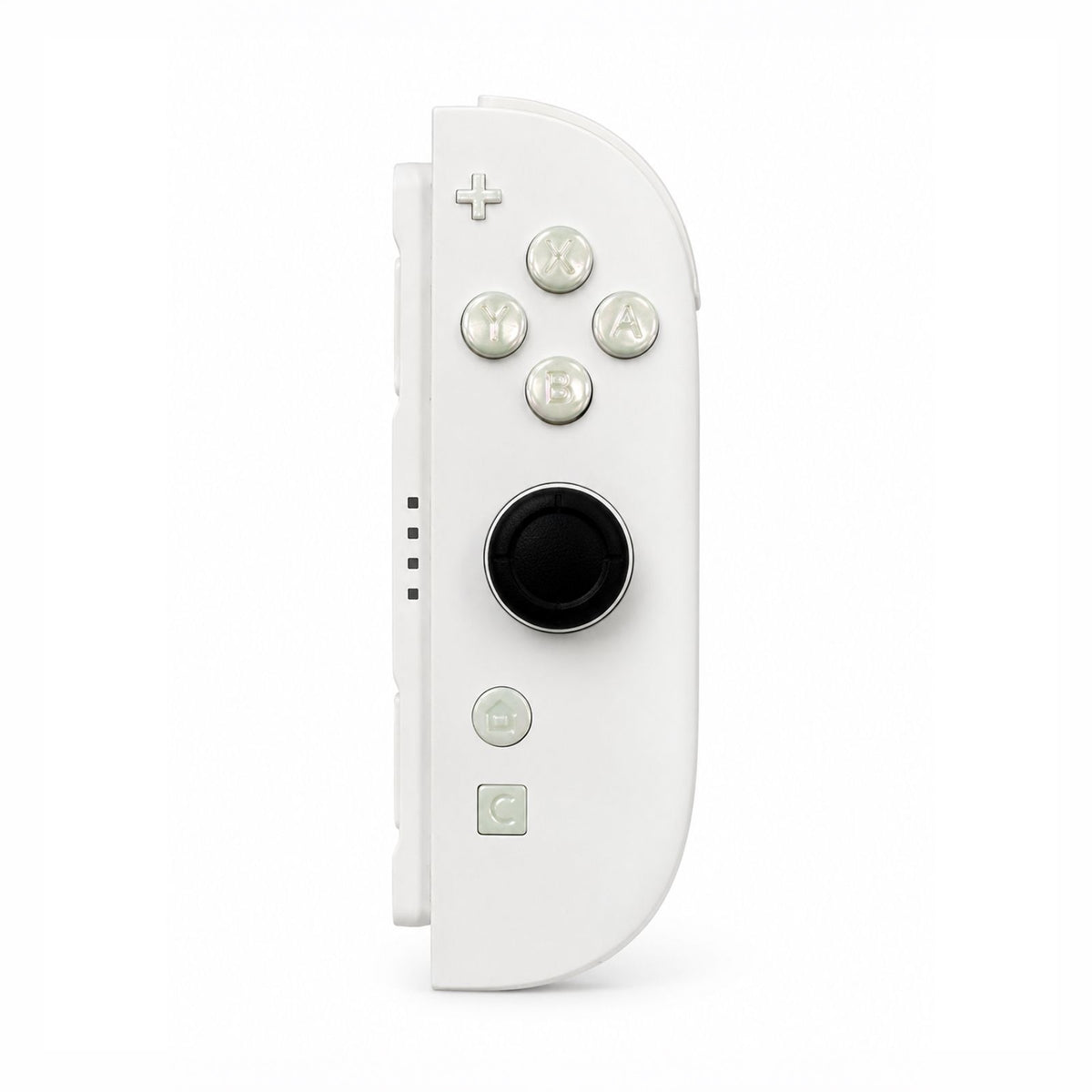 White Pearl Custom Nintendo Switch 2 Joy-Cons with TMR Drift-Resistant Joysticks