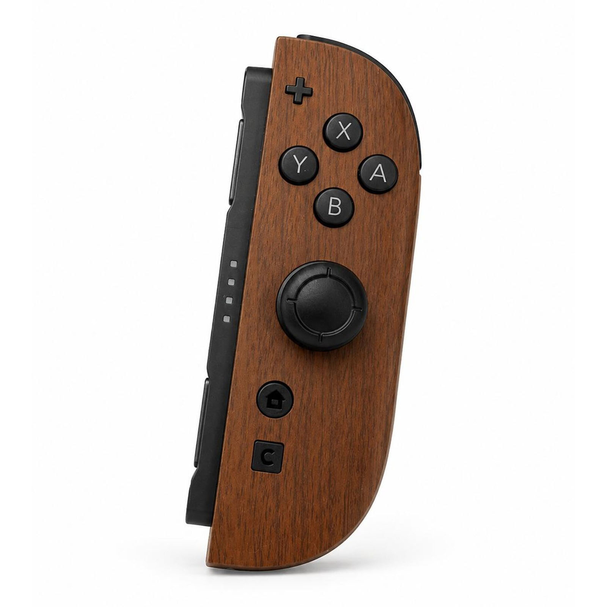 Wood Grain D-Pad Custom Nintendo Switch 2 Joy-Cons with TMR Drift-Resistant Joysticks