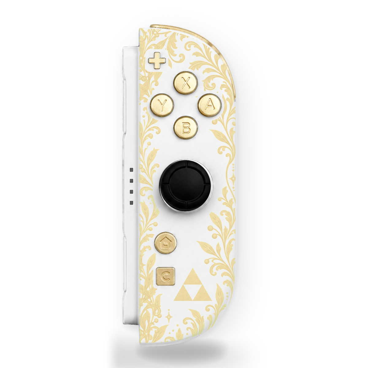 Golden Harp and Triforce Custom Nintendo Switch 2 Joy-Cons with TMR Joysticks