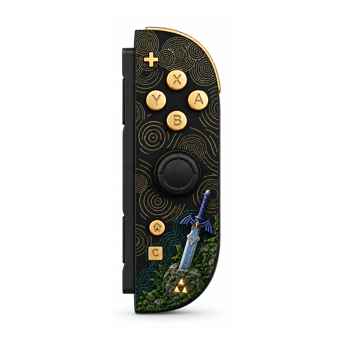 Emerald Guardian Relic Custom Nintendo Switch 2 Joy-Cons with TMR Drift-Resistant Joysticks