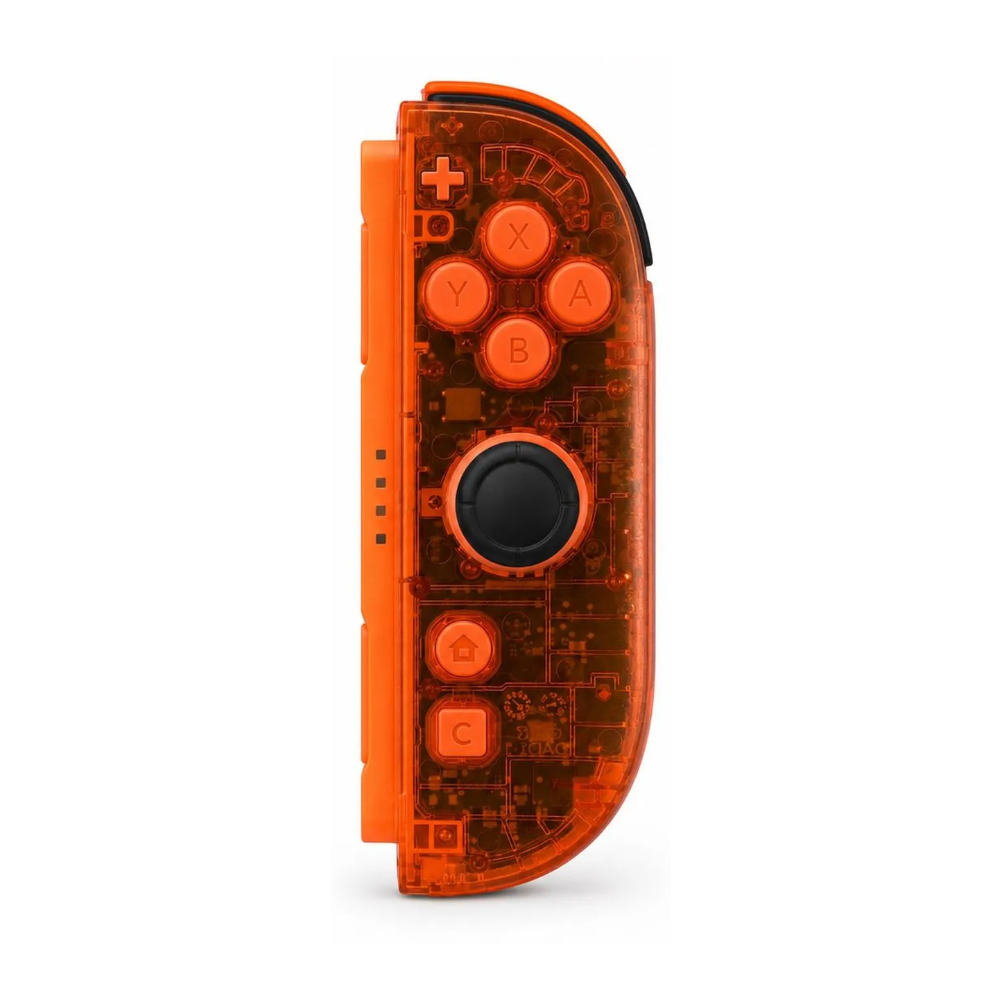 Clear Blue & Orange Custom Nintendo Switch 2 Joy-Cons with TMR Drift-Resistant Joysticks