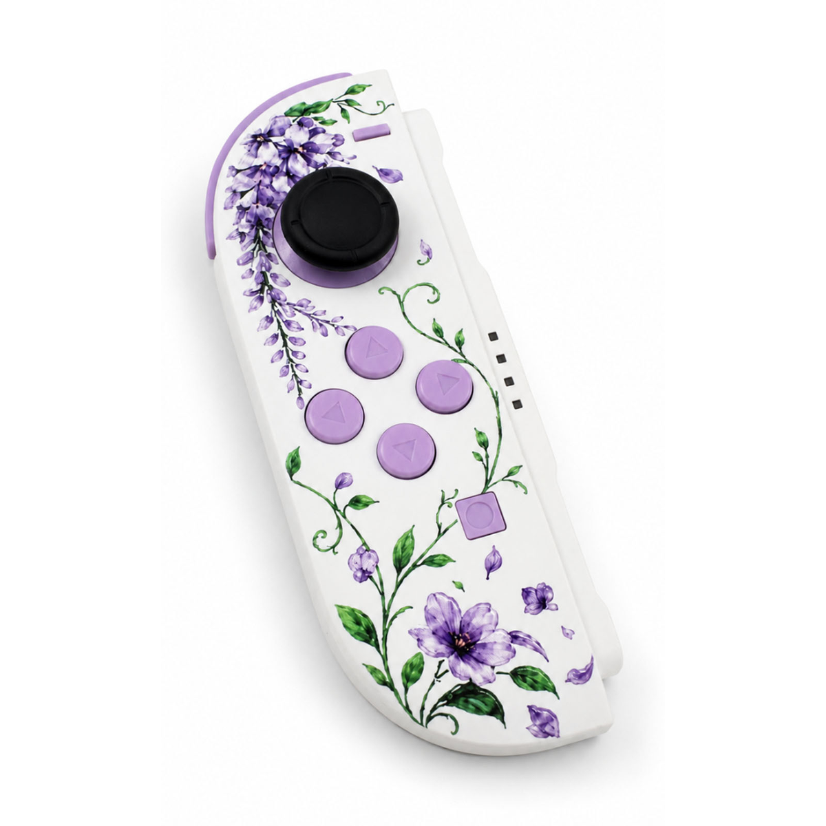White Lavender Custom Nintendo Switch 2 Joy-Cons with TMR Drift-Resistant Joysticks