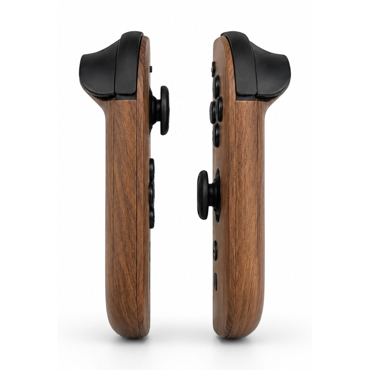 Wood Grain Custom Nintendo Switch 2 Joy-Cons with TMR Drift-Resistant Joysticks