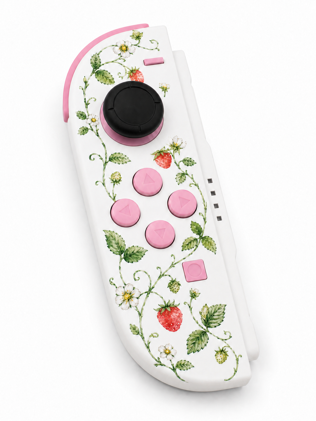 Strawberries Custom Nintendo Switch 2 Joy-Cons with TMR Drift-Resistant Joysticks