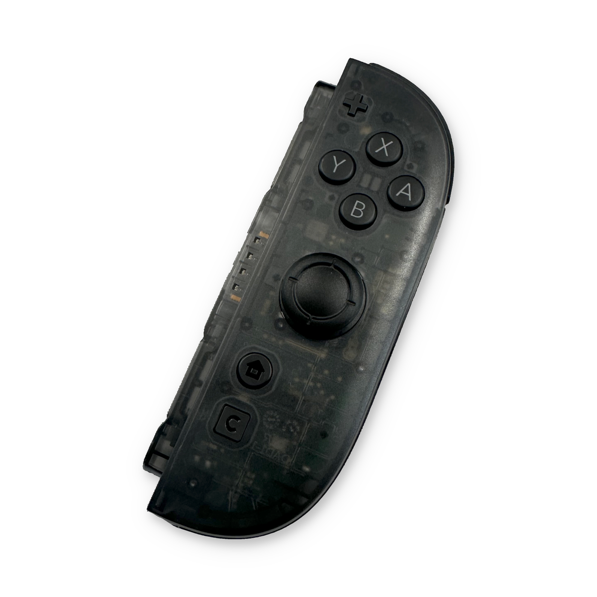 Clear Gray D-Pad Custom Nintendo Switch 2 Joy-Cons with TMR Joysticks