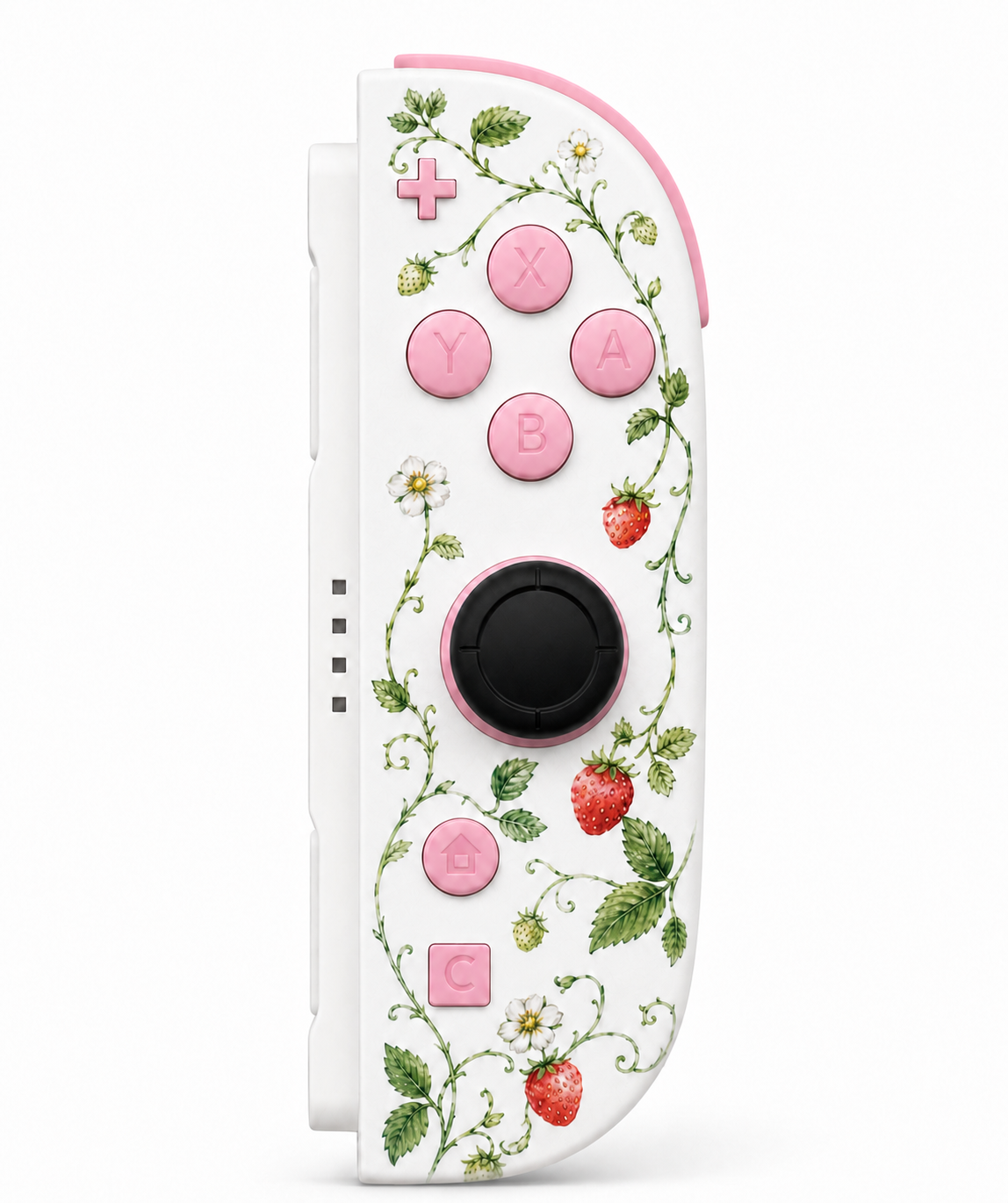 Strawberries Custom Nintendo Switch 2 Joy-Cons with TMR Drift-Resistant Joysticks