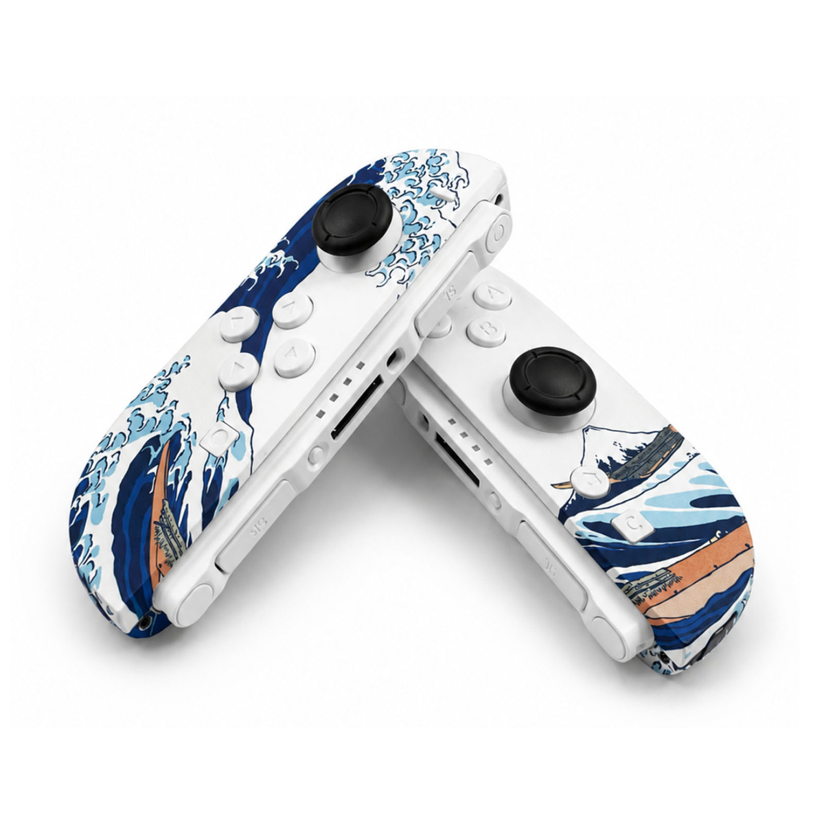 The Great Wave Custom Nintendo Switch 2 Joy-Cons with TMR Drift-Resistant Joysticks