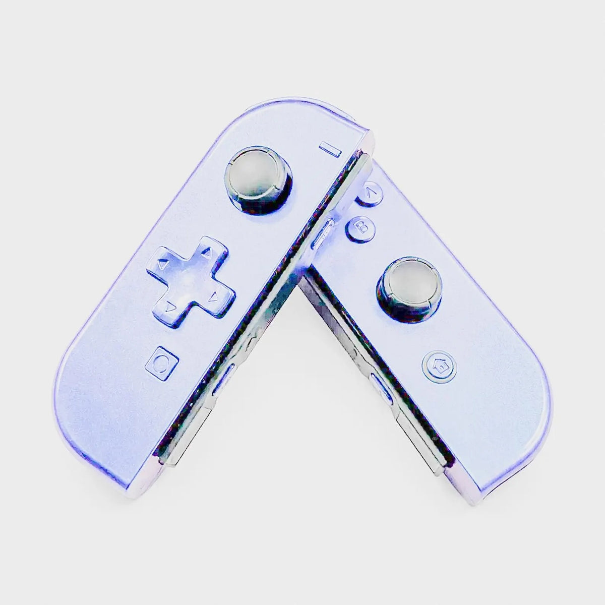 Chameleon Blue & Purple Custom Nintendo Switch 1 Joy-Cons with TMR Hall Effect Joysticks
