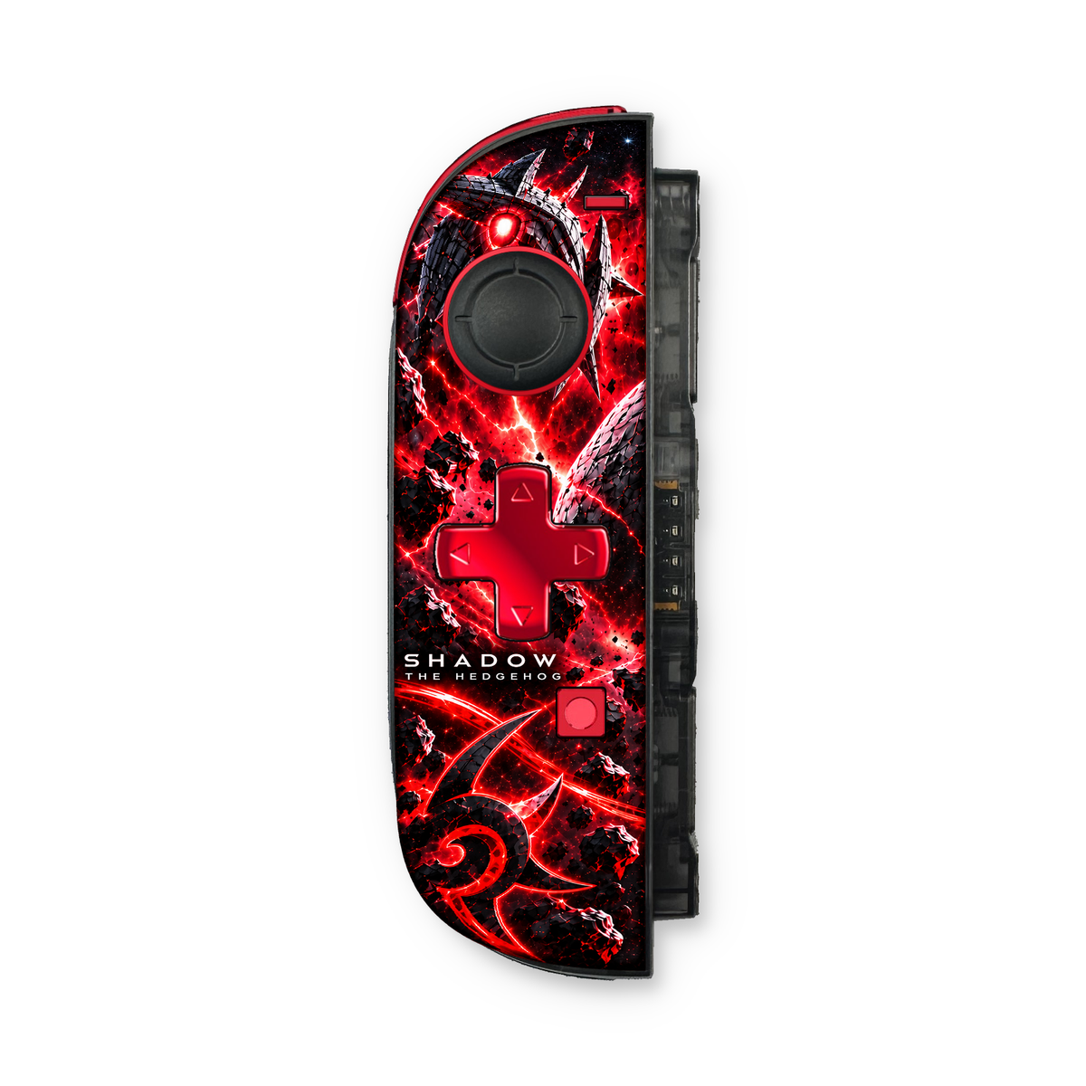 Shadow Red Lightning Custom Nintendo Switch 2 Joy-Cons with TMR Joysticks