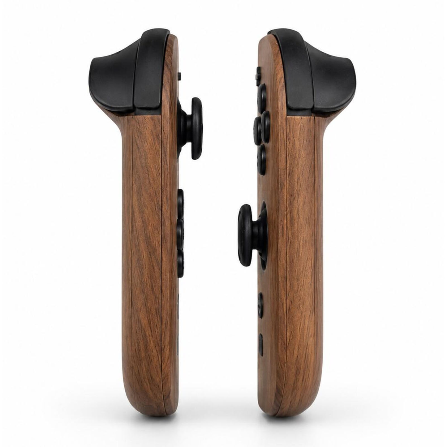 Wood Grain D-Pad Custom Nintendo Switch 2 Joy-Cons with TMR Drift-Resistant Joysticks