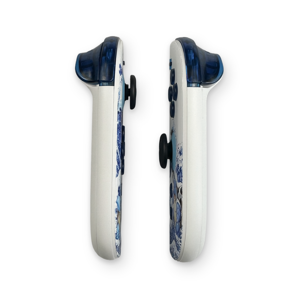 Water Monster Great Wave Custom Nintendo Switch 2 Joy-Cons with TMR Drift-Resistant Joysticks