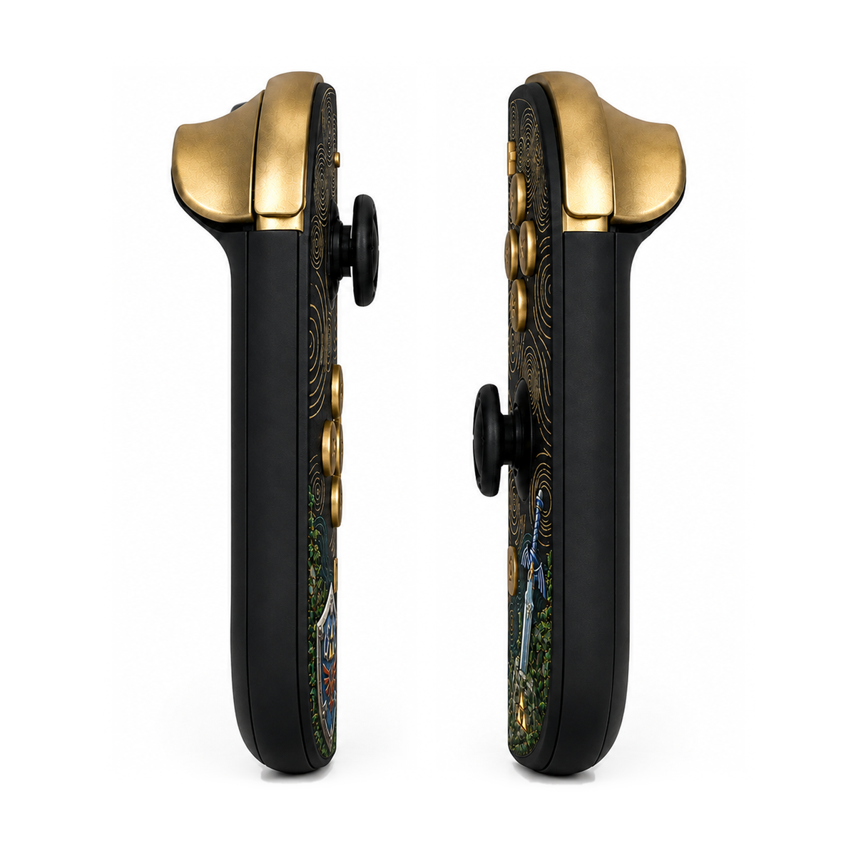 Emerald Guardian Relic Custom Nintendo Switch 2 Joy-Cons with TMR Drift-Resistant Joysticks