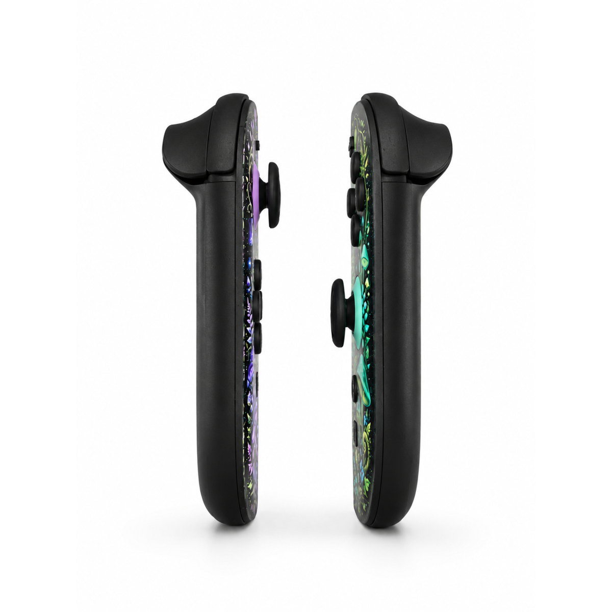 Mushrooms Purple & Green Nintendo Switch 2 Joy-Cons with TMR Drift-Resistant Joysticks