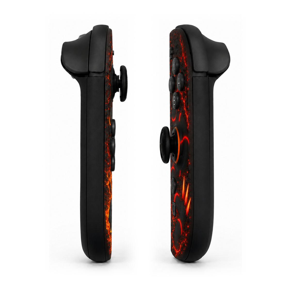 Charcoil Molten Strata Custom Nintendo Switch 2 Joy-Cons with TMR Drift-Resistant Joysticks