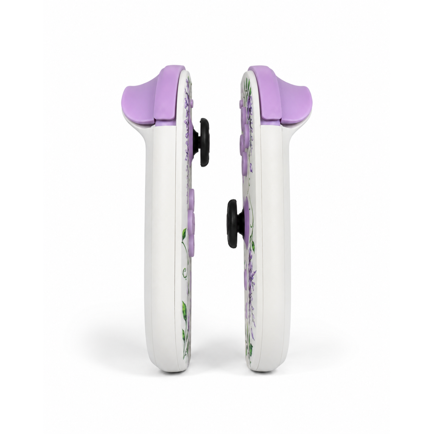 White Lavender Custom Nintendo Switch 2 Joy-Cons with TMR Drift-Resistant Joysticks