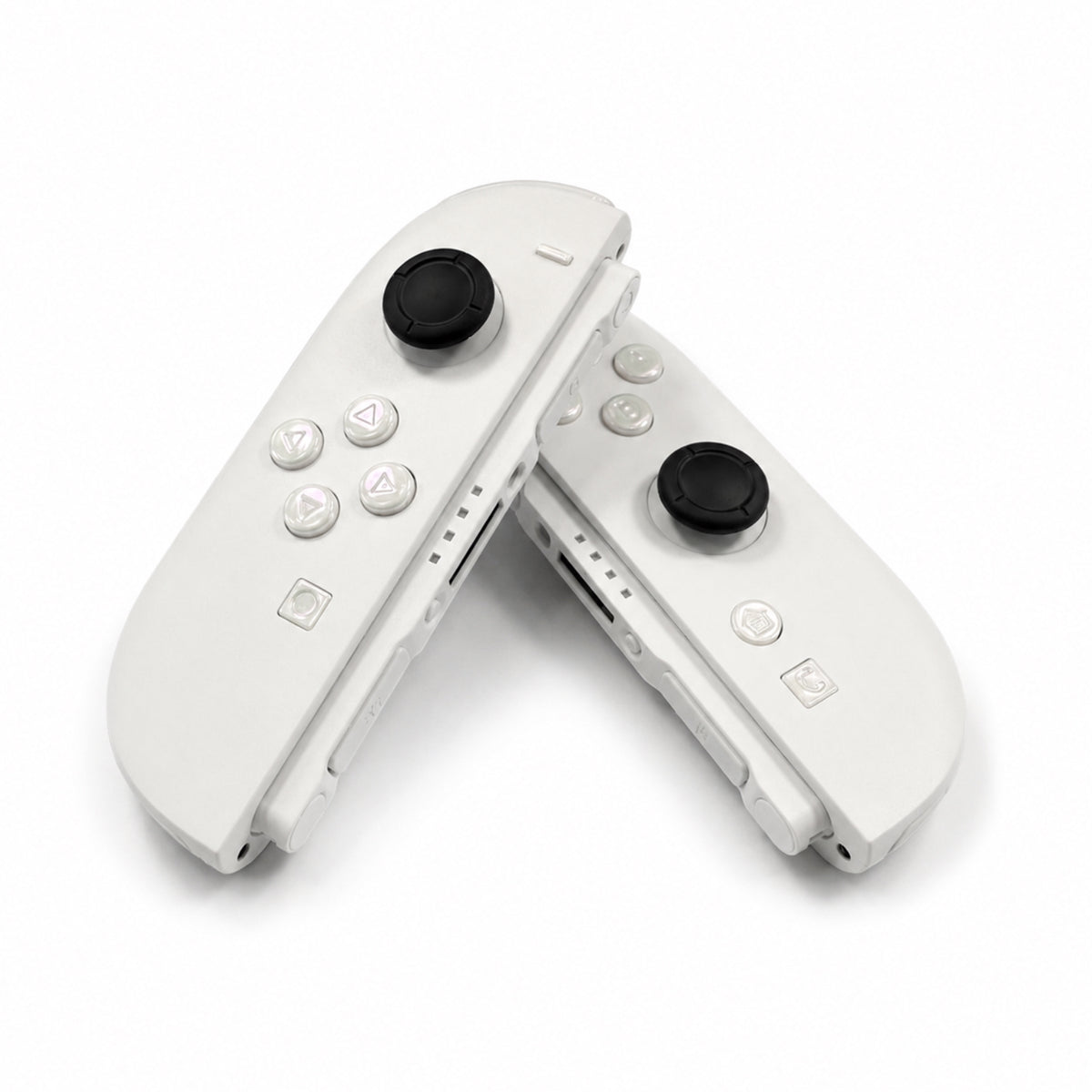White Pearl Custom Nintendo Switch 2 Joy-Cons with TMR Drift-Resistant Joysticks