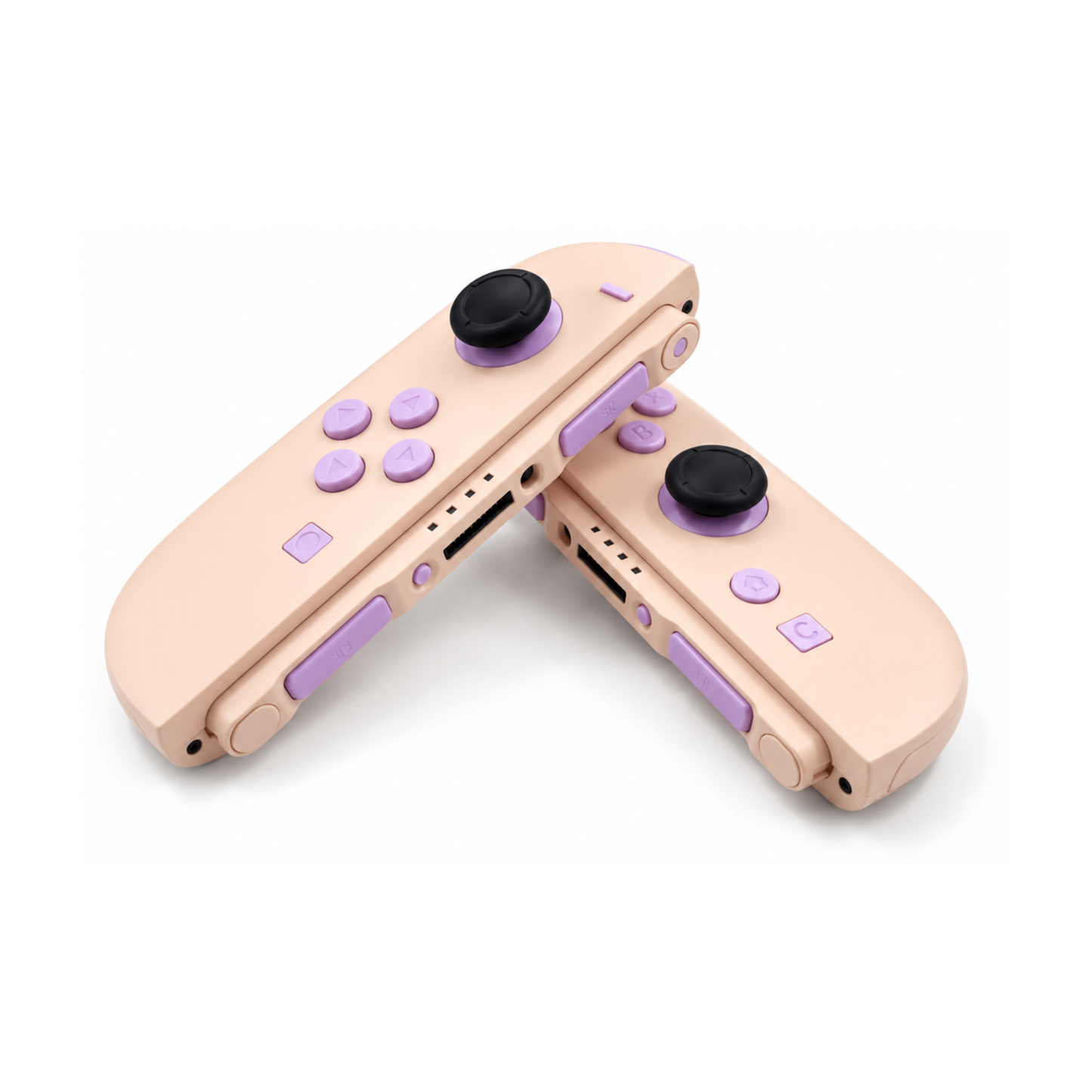 Pink & Purple Custom Nintendo Switch 2 Joy-Cons with TMR Drift-Resistant Joysticks