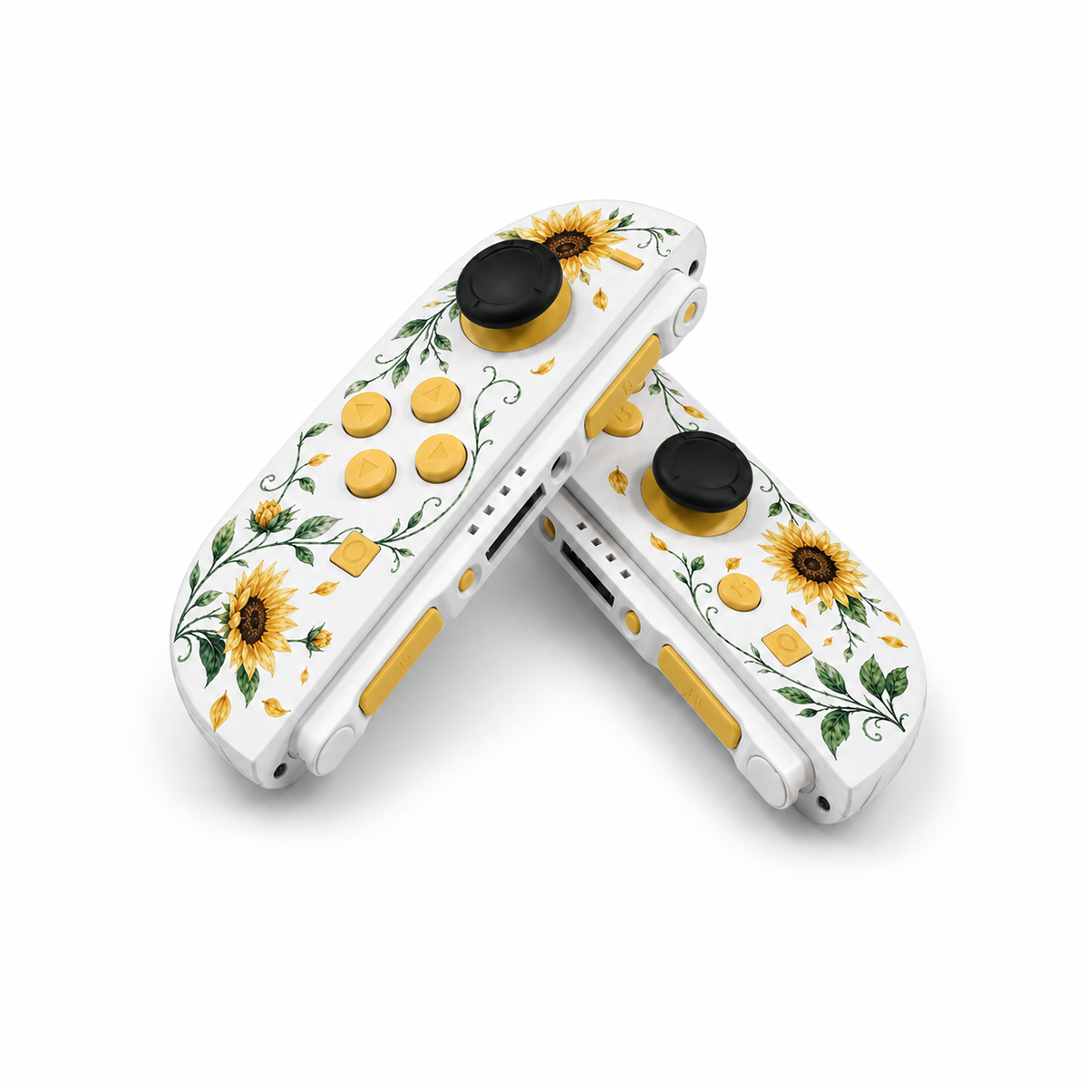 Sunflowers Custom Nintendo Switch 2 Joy-Cons with TMR Drift-Resistant Joysticks