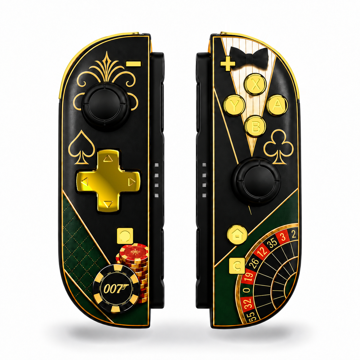 007 Custom Nintendo Switch 2 Joy-Cons with TMR Drift-Resistant Joysticks