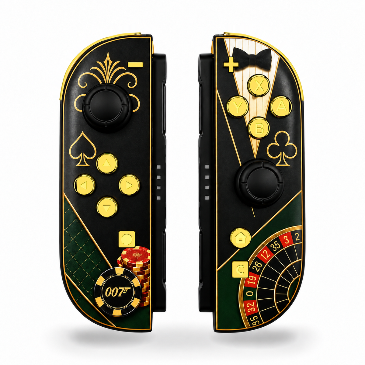 007 Custom Nintendo Switch 2 Joy-Cons with TMR Drift-Resistant Joysticks